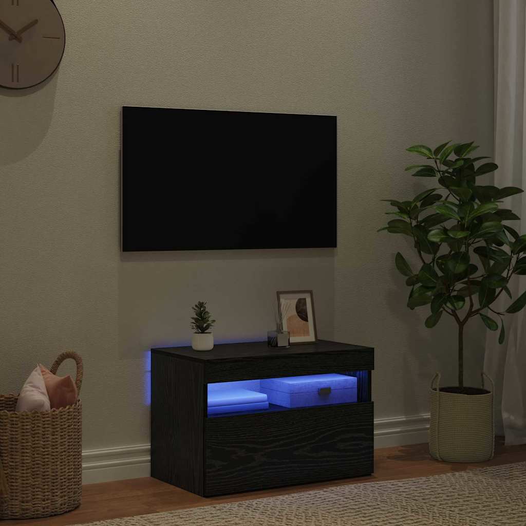 TV Cabinet Black 60 x 35 x 40 cm Engineered wood